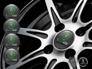 Skoda Raddekal Ausgabe Rennsport-Silikon-Aufkleber